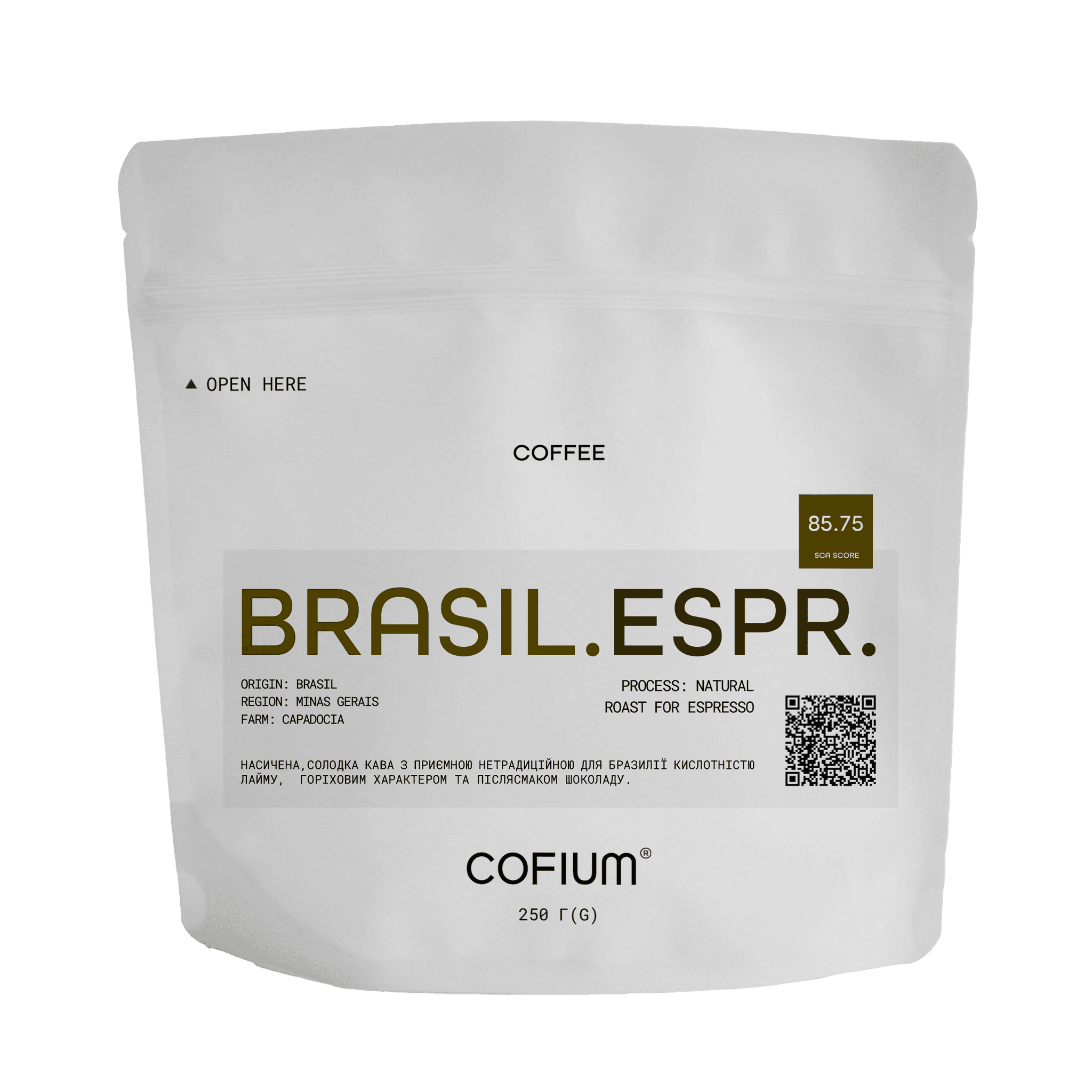 Brasil Capadocia peaberry ESPR.
